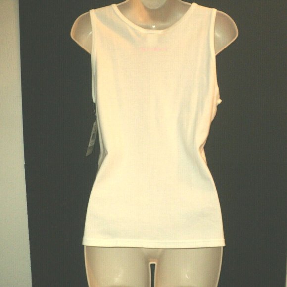 New Balance NEW Tank Top Size L with Embroidered Pink Breast Cancer Ribbon - Picture 5 of 9